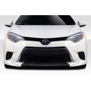 2014-2016 Toyota Corolla Zeta Front Lip Under Spoiler ( base model only ) - 3 Piece - image 1