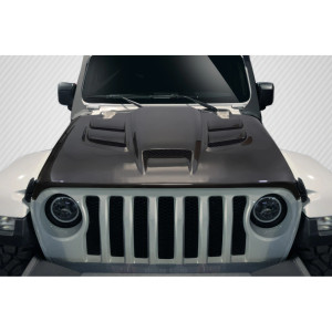 2018-2025 Jeep Wrangler JL Gladiator JT Carbon Creations Viper Look Hood - 1 piece - image 1 2018-2025 Jeep Wrangler JL Gladiator JT Carbon Creations Viper Look Hood - 1 piece - image 1