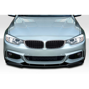 2014-2020 BMW 4 Series M-Sport F32 Carbon AF-1 Front Add On Lip Under Spoiler ( CFP ) - 1 Piece - image 1