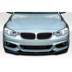 2014-2020 BMW 4 Series M-Sport F32 Carbon AF-1 Front Add On Lip Under Spoiler ( CFP ) - 1 Piece - image 1
