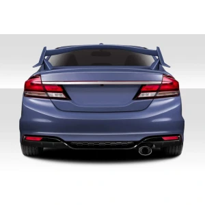 2006-2015 Honda Civic 4DR Type R Look Rear Wing Spoiler - 3 Piece - image 1