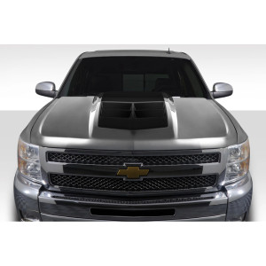 2007-2013 Chevrolet Silverado Duraflex ZL1 Look Hood - 1 Piece - image 1 2007-2013 Chevrolet Silverado Duraflex ZL1 Look Hood - 1 Piece - image 1