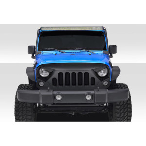 2007-2018 Jeep Wrangler Duraflex Predator Grille - 1 Piece - image 1 2007-2018 Jeep Wrangler Duraflex Predator Grille - 1 Piece - image 1