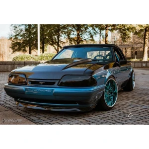 1987-1993 Ford Mustang 2" Cowl Hood - 1 Piece - image 1