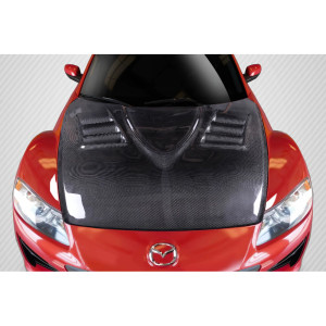 2004-2008 Mazda RX-8 Carbon Creations Vader Hood - 1 Piece - image 1 2004-2008 Mazda RX-8 Carbon Creations Vader Hood - 1 Piece - image 1