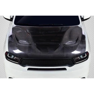 2011-2026 Dodge Durango SRT Hellcat Look Carbon Fiber Hood - image 1
