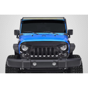 2007-2018 Jeep Wrangler Carbon Creations Predator Grille - 1 Piece - image 1 2007-2018 Jeep Wrangler Carbon Creations Predator Grille - 1 Piece - image 1