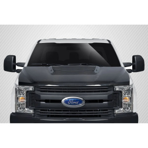 2017-2022 Ford Super Duty F250 F350 F450 Carbon Creations Raptor Look Hood - 1 Piece - image 1