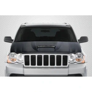 2005-2010 Jeep Grand Cherokee SRT Look Carbon Fiber Hood - image 1
