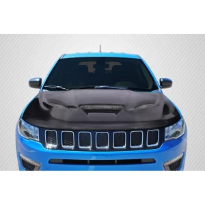 2011-2022 Jeep Grand Cherokee Hellcat Look Carbon Fiber Hood - image 1