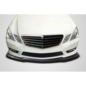 2010-2013 Mercedes E Class L Sport Carbon Fiber Front Lip - image 1