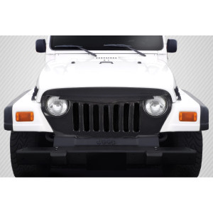 1997-2006 Jeep Wrangler Carbon Creations Predator Grille - 1 Piece (S) - image 1 1997-2006 Jeep Wrangler Carbon Creations Predator Grille - 1 Piece (S) - image 1