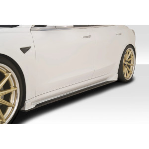 2017-2023 Tesla Model 3 Duraflex GT Concept Side Skirt Rocker Panels - 2 Piece - image 1 2017-2023 Tesla Model 3 Duraflex GT Concept Side Skirt Rocker Panels - 2 Piece - image 1