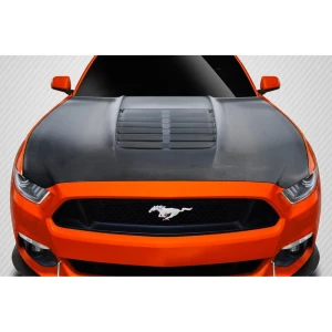 2015-2017 Ford Mustang GT500 V2 Carbon Fiber Hood - image 1