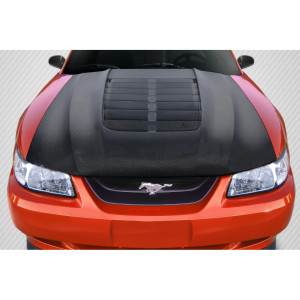 1999-2004 Ford Mustang Carbon Creations GT500 V2 Hood - 1 Piece - image 1 1999-2004 Ford Mustang Carbon Creations GT500 V2 Hood - 1 Piece - image 1