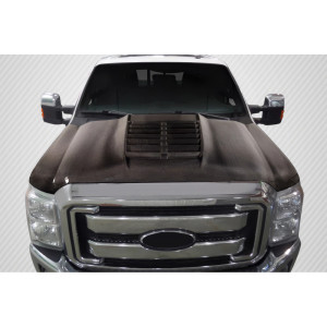 2011-2016 Ford Super Duty F250 F350 F450 Carbon Creations GT500 V2 Hood - 1 Piece - image 1
