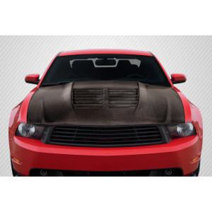 2010-2012 Ford Mustang Carbon Creations GT500 V2 Hood - 1 piece - image 1 2010-2012 Ford Mustang Carbon Creations GT500 V2 Hood - 1 piece - image 1