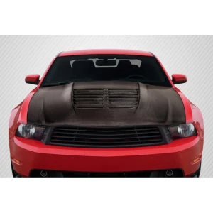 2010-2012 Ford Mustang GT500 V2 Carbon Fiber Hood - image 1