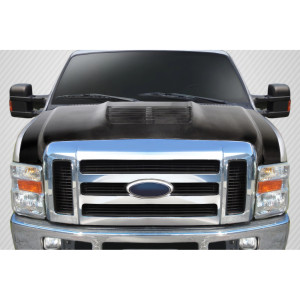 2008-2010 Ford Super Duty F250 F350 F450 Carbon Creations GT500 V2 Hood - 1 Piece - image 1
