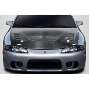 1995-1999 Mitsubishi Eclipse Eagle Talon Carbon Creations Evo GT Hood - 1 Piece - image 1 1995-1999 Mitsubishi Eclipse Eagle Talon Carbon Creations Evo GT Hood - 1 Piece - image 1