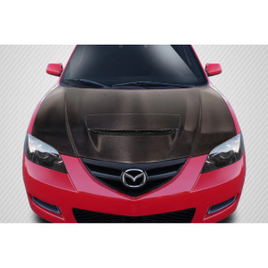 2004-2008 Mazda 3 4DR Carbon Creations M-Speed Hood - 1 Piece - image 1 2004-2008 Mazda 3 4DR Carbon Creations M-Speed Hood - 1 Piece - image 1