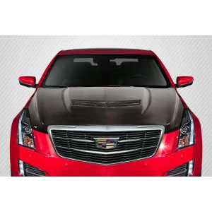 2012-2019 Cadillac ATS V Look Carbon Fiber Hood - image 1