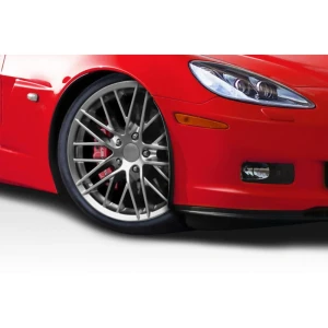 2005-2013 Chevrolet Corvette C6 ZR Front Fender Spats - 2 Piece - image 1