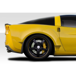 2005-2013 Chevrolet Corvette C6 Duraflex D Sport Rear Fender Flares - 2 Piece - image 1