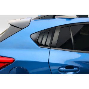 2018-2023 Subaru XV Crosstrek Duraflex Fennec Outdoors Edition Rear Window Scoops - 2 Piece - image 1 2018-2023 Subaru XV Crosstrek Duraflex Fennec Outdoors Edition Rear Window Scoops - 2 Piece - image 1