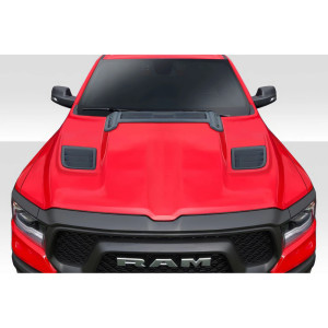 2019-2025 Dodge Ram Duraflex Rebel Mopar Look Hood - 1 Piece - image 1