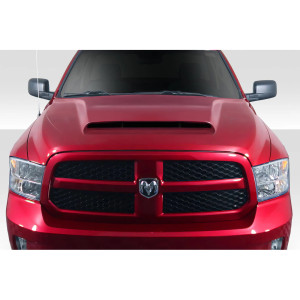 2009-2018 Dodge Ram 1500 Duraflex Demon Look Hood - 1 Piece - image 1
