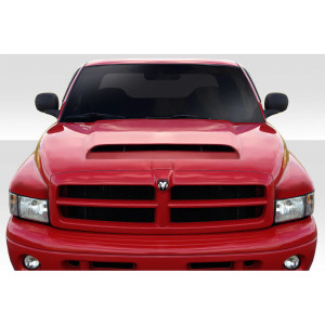 1994-2001 Dodge Ram Duraflex Demon Look Hood - 1 Piece - image 1 1994-2001 Dodge Ram Duraflex Demon Look Hood - 1 Piece - image 1