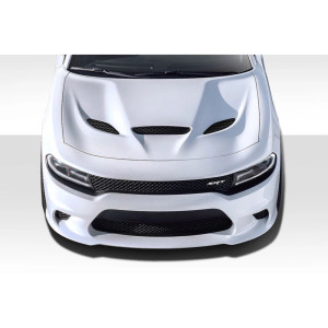 2015-2023 Dodge Charger Duraflex Hellcat Look Hood - 1 Piece - image 1 2015-2023 Dodge Charger Duraflex Hellcat Look Hood - 1 Piece - image 1