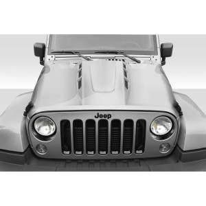 2007-2018 Jeep Wrangler JK Duraflex AVG Hood - 1 Piece - image 1