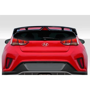 2019-2023 Hyundai Veloster N Look Carbon Fiber Rear Wing - image 1