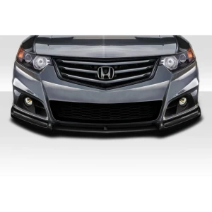 2009-2014 Acura TSX HFP V3 Look Front Lip Under Spoiler Air Dam - 3 Piece ( fits modulo bumper only ) - image 1