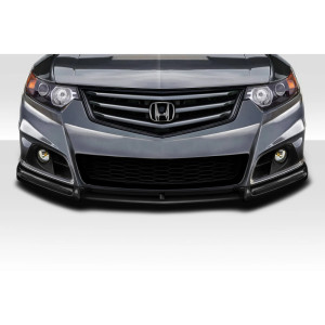 2009-2014 Acura TSX Duraflex HFP V3 Look Front Lip Under Spoiler Air Dam - 3 Piece ( fits modulo bumper only ) - image 1