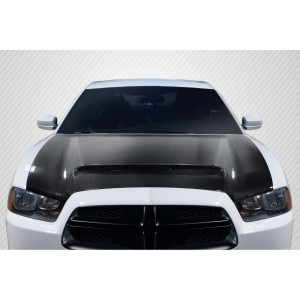 2011-2014 Dodge Charger Carbon Creations Demon Look Hood - 1 Piece - image 1