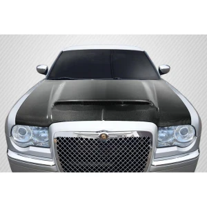 2005-2010 Chrysler 300 Demon Look Carbon Fiber Hood - image 1