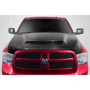 2009-2018 Dodge Ram 1500 Demon Look Hood - 1 Piece - image 1