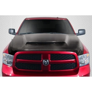2009-2018 Dodge Ram Demon Look Carbon Fiber Hood - image 1