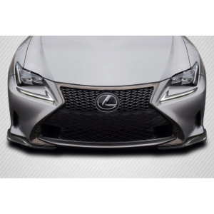 2014-2018 Lexus RC Series RC200T RC350 Carbon Creations EBS Front Lip Splitters - 2 Piece (F Sport model only) - image 1