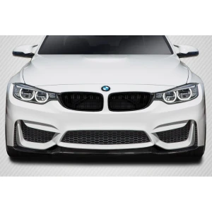2014-2018 BMW M3 F80 2014-2020 M4 F82 F83 CS Look Front Lip Under Spoiler - 1 Piece (S) - image 1