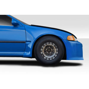 1992-1995 Honda Civic Duraflex Dragster Front Fenders - 2 Piece - image 1 1992-1995 Honda Civic Duraflex Dragster Front Fenders - 2 Piece - image 1