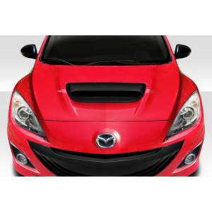 2010-2013 Mazda MazdaSpeed 3 Duraflex Ram Air Hood Scoop - 1 Piece - image 1