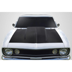 1967-1969 Chevrolet Camaro Carbon Creations 2" Cowl Hood - 1 Piece - image 1 1967-1969 Chevrolet Camaro Carbon Creations 2" Cowl Hood - 1 Piece - image 1
