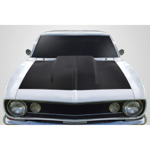 1967-1969 Chevrolet Camaro 2" Cowl Hood - 1 Piece - image 1