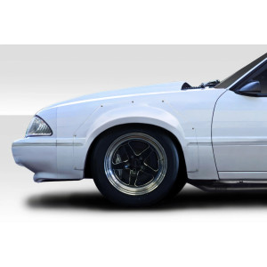1979-1993 Ford Mustang Duraflex C Tech 2" Wide Body Front Fender Flares - 2 Piece - image 1 1979-1993 Ford Mustang Duraflex C Tech 2" Wide Body Front Fender Flares - 2 Piece - image 1
