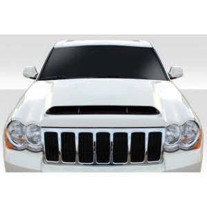 2005-2010 Jeep Grand Cherokee Duraflex Demon Look Hood - 1 Piece - image 1