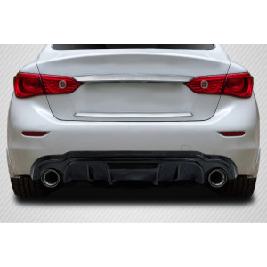 2014-2017 Infiniti Q50 Carbon Creations Lightspeed Rear Diffuser - 1 Piece - image 1